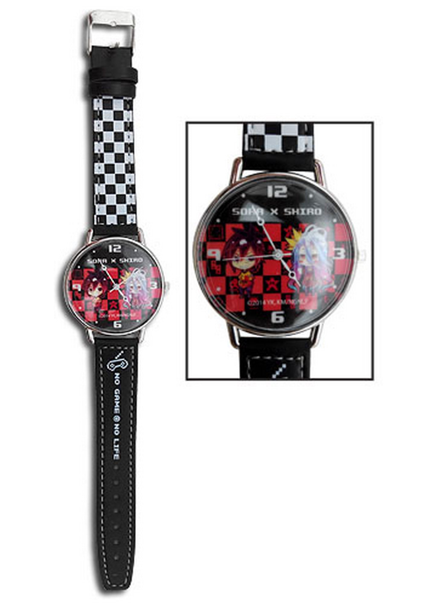 No Game No Life - SD Shiro & Sora PU Watch