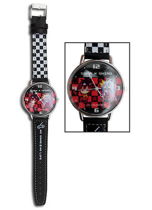 No Game No Life - SD Shiro & Sora PU Watch