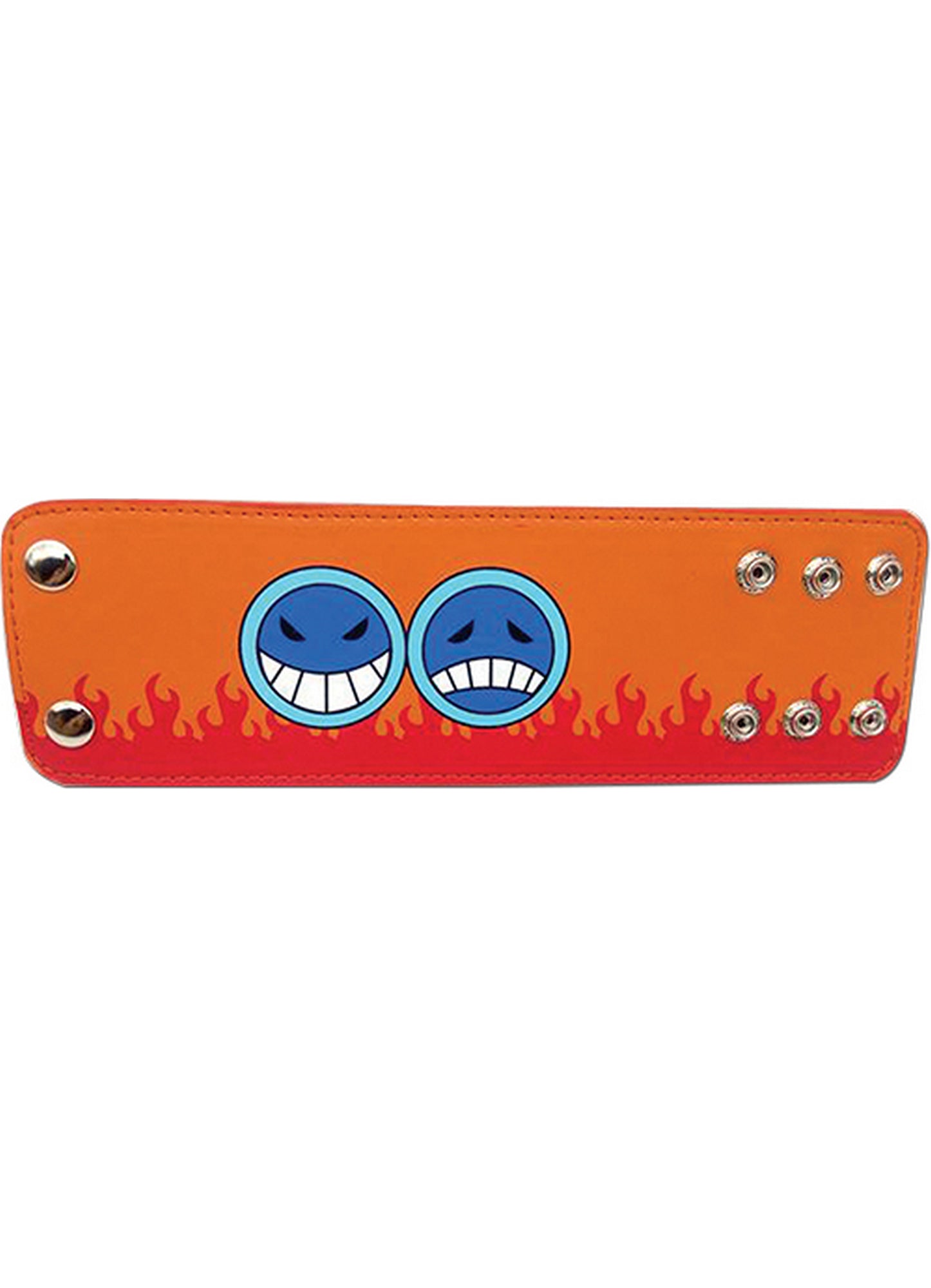 One Piece - Portgas D. Aces Hat Icon Leather Wristband