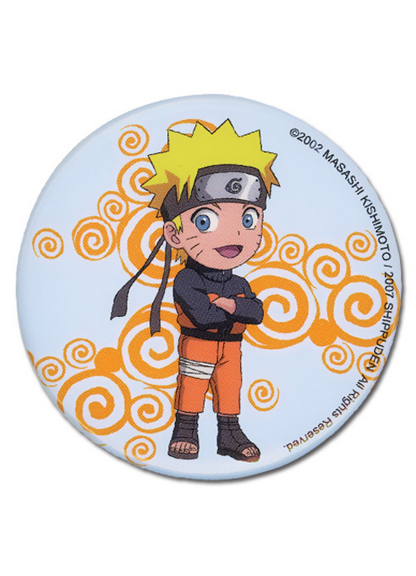Naruto Shippuden - Naruto Uzumaki SD 2.1875 Button