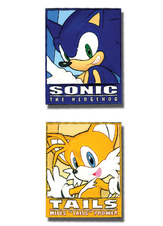 Sonic The Hedgehog - Sonic The Hedgehog & Miles "Tails" Prower Frame PVC Pin Set