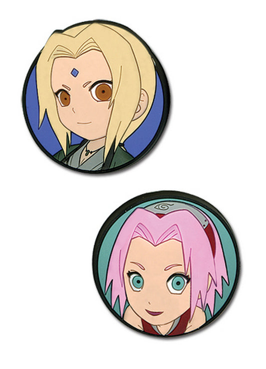Naruto Shippuden - SD Sakura Haruno & Tsunade PVC Pin Set