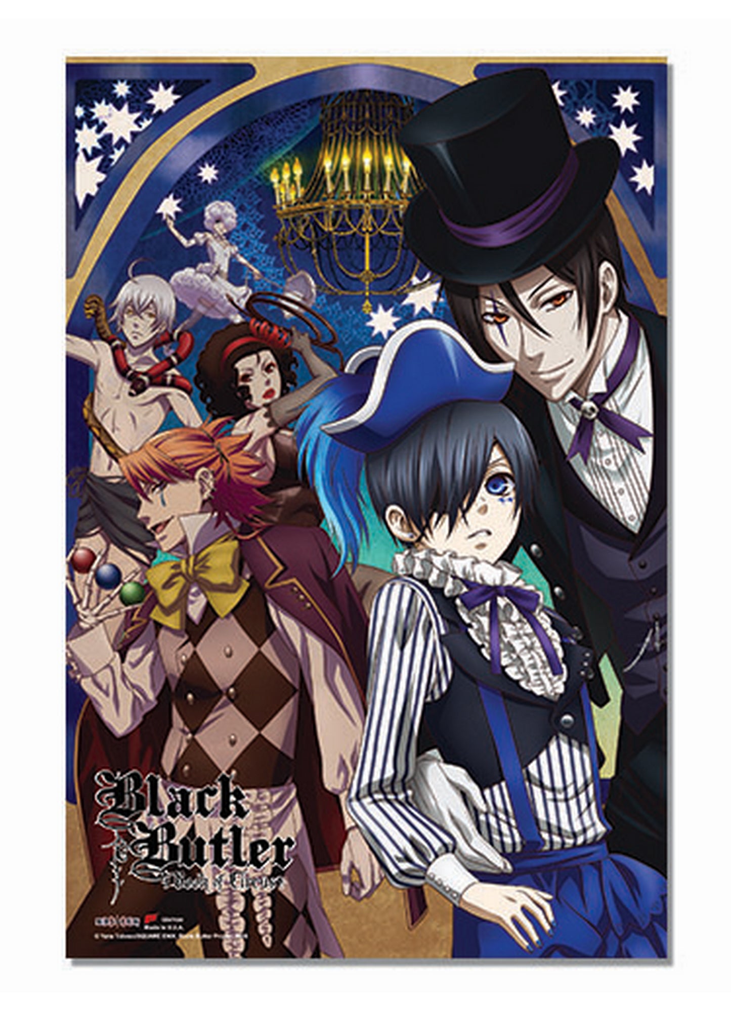 Black Butler Book Of Circus - Group Paper Poster