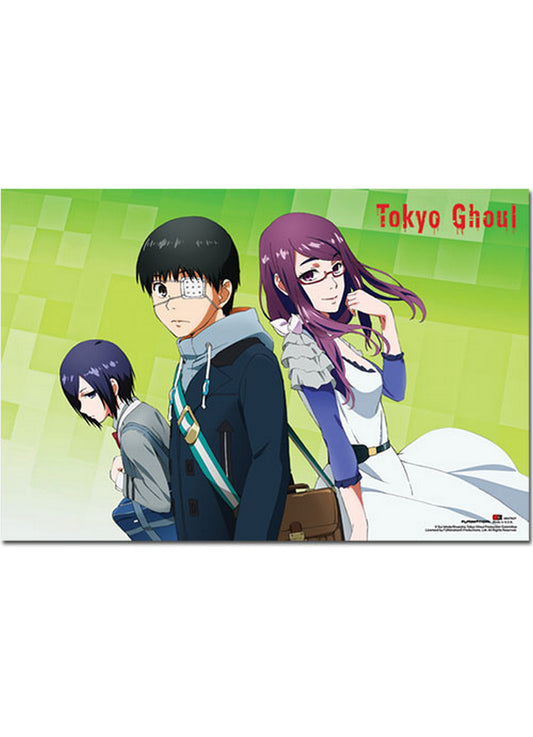 Tokyo Ghoul - Ken Kaneki, Touka Kirishima, & Rize Kamishiro Paper Poster