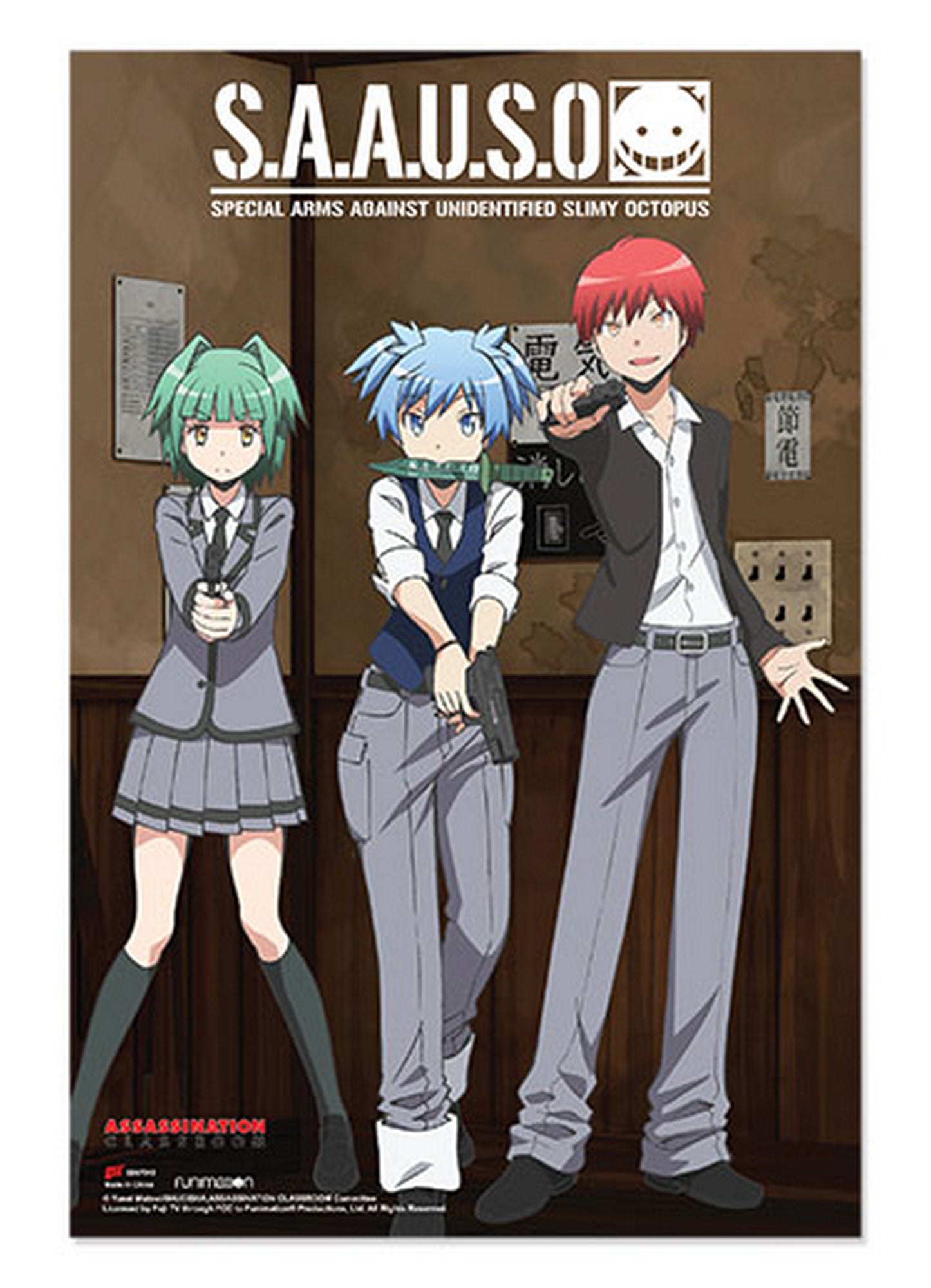 Assassination Classroom - S.A.A.U.S.O. Paper Poster