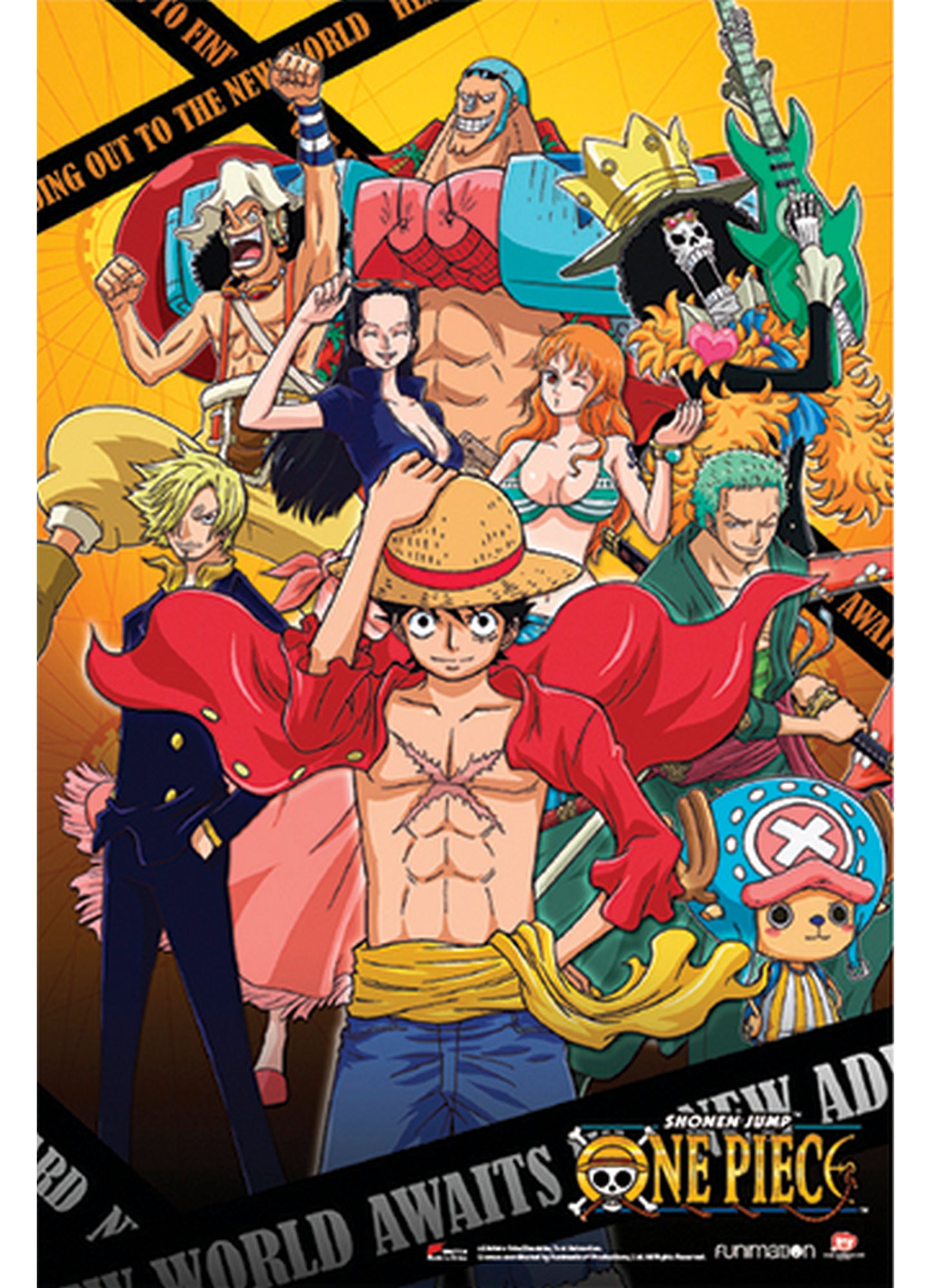 One Piece - Straw Hats Entering New World Paper Poster