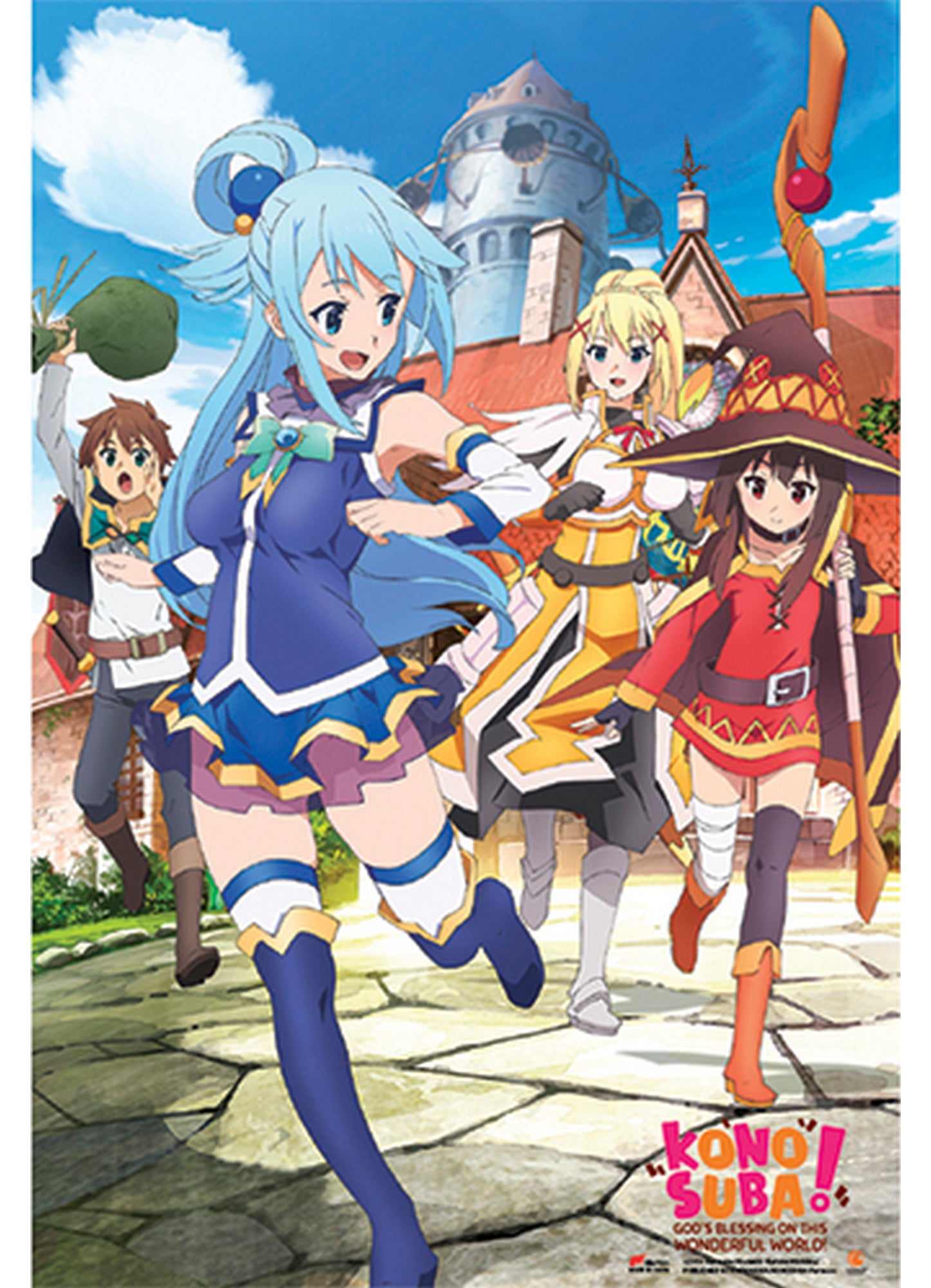 Konosuba - Key Visual Paper Poster