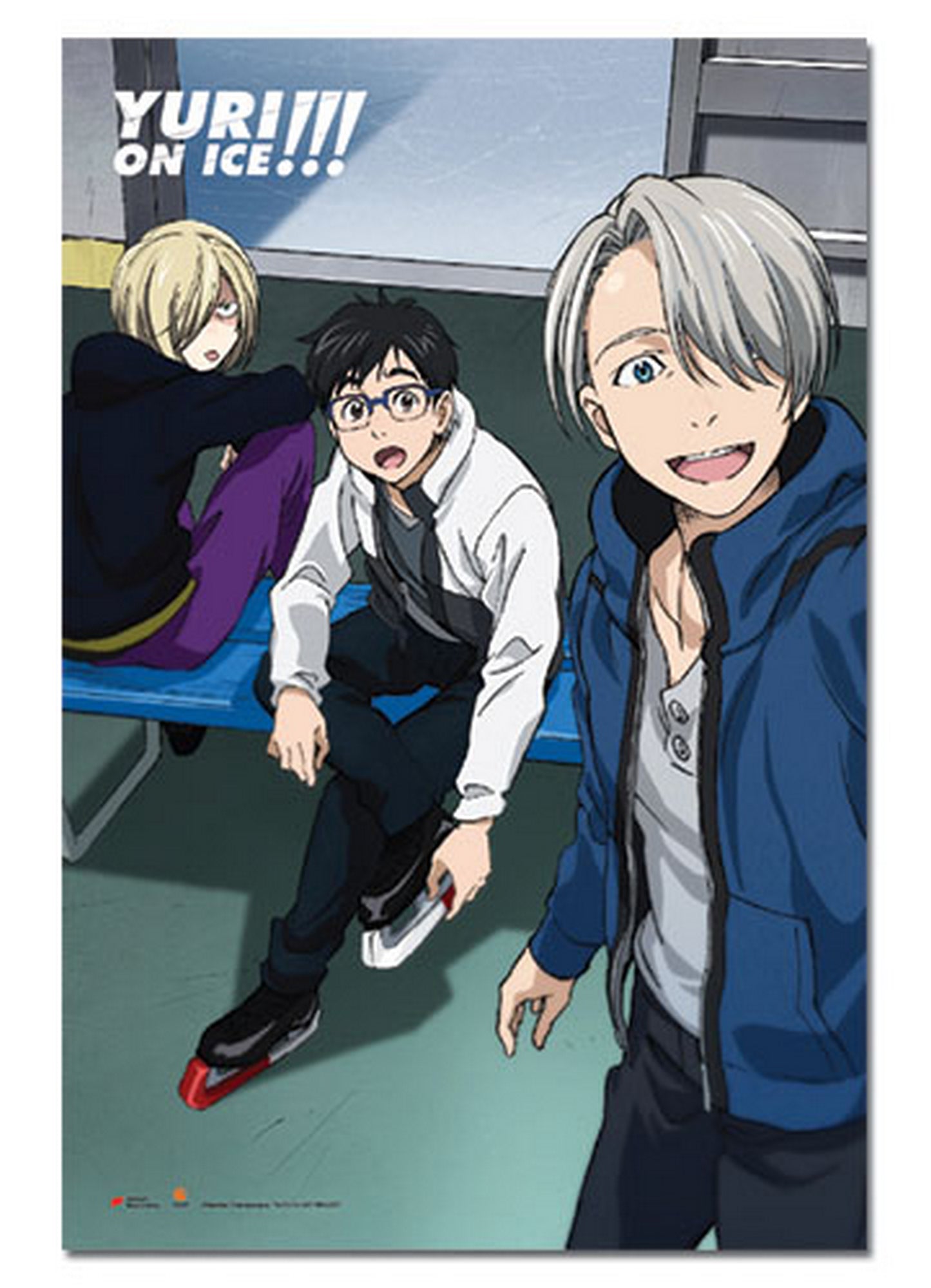 Yuri! On Ice - Ice Skating Group Paper Poster