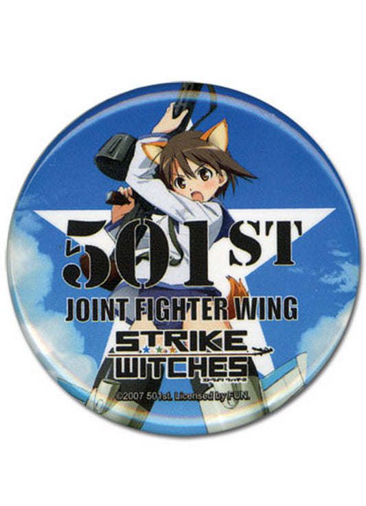 Strikes Witches - Miyafuji Yoshika Button