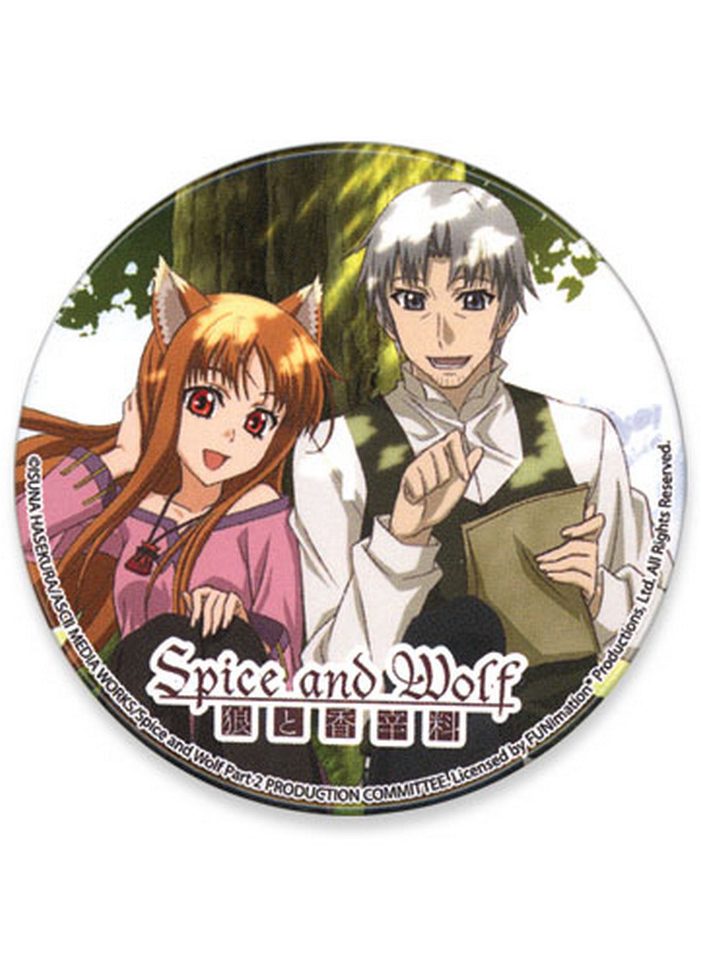 Spice And Wolf - Couple Button 2"