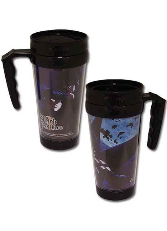 Black Butler 2 - Sebastian Michaelis And Ciel Phantomhive Tumbler With Handle