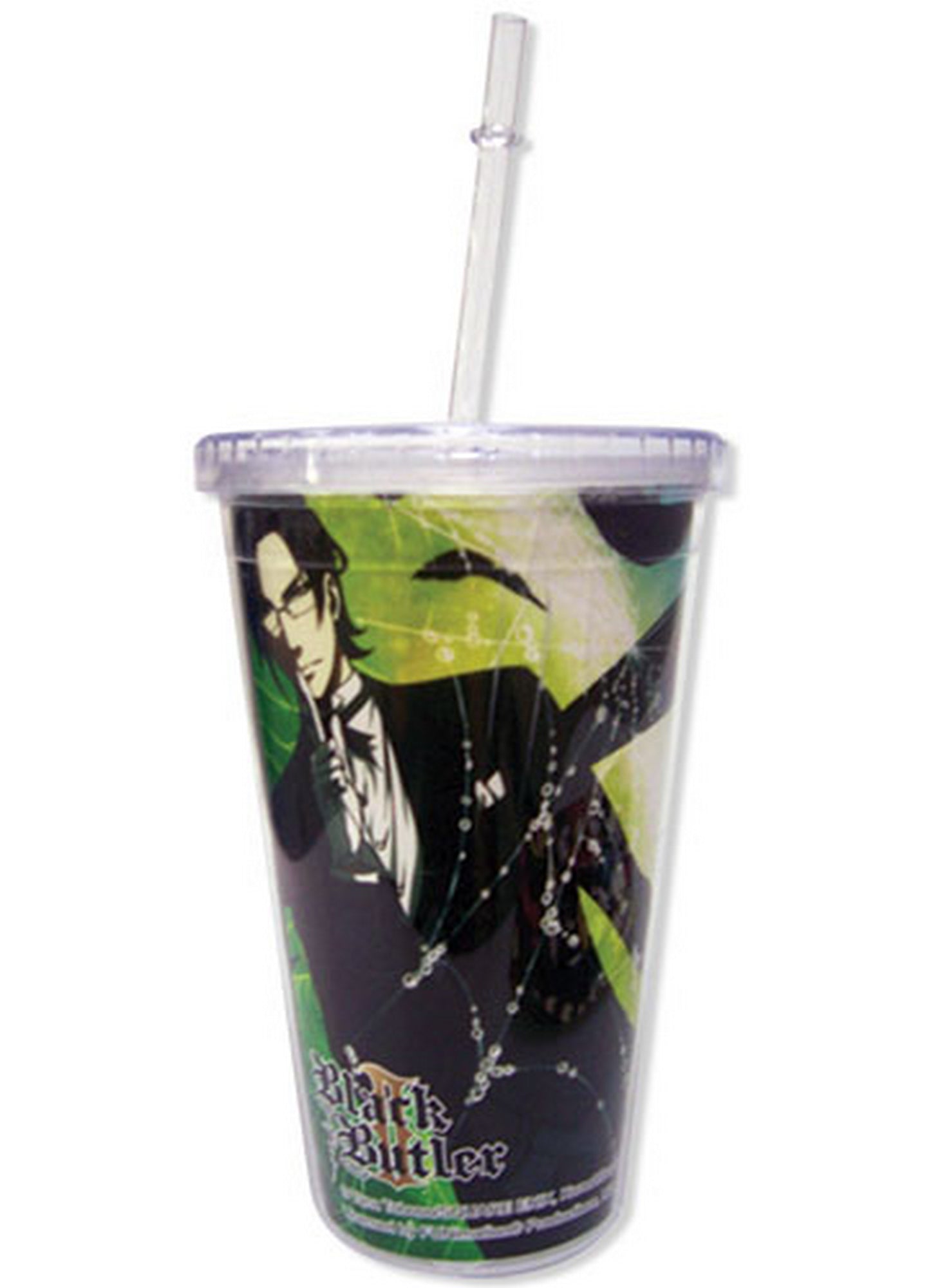 Black Butler 2 - Sebastian Michaelis & Claude Faustus Tumbler With Lid