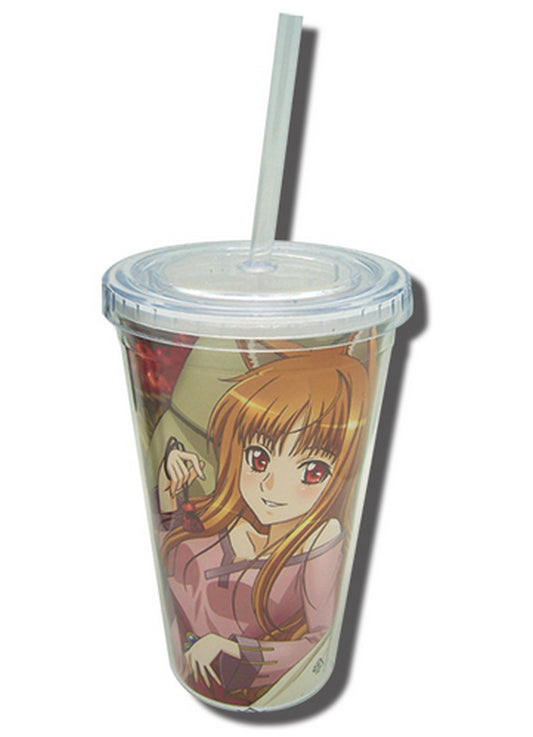 Spice And Wolf - Holo Tumbler With Lid