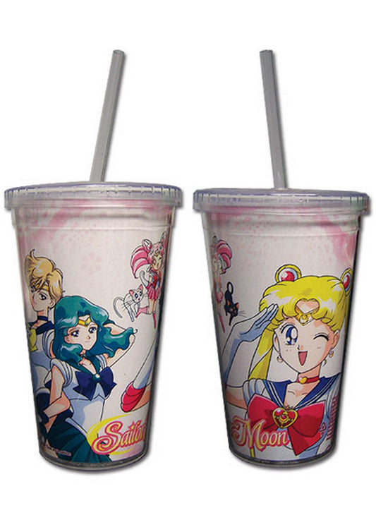 Sailor Moon - Sailor Moon Chibiusa & Friends Tumbler With Straw Lid