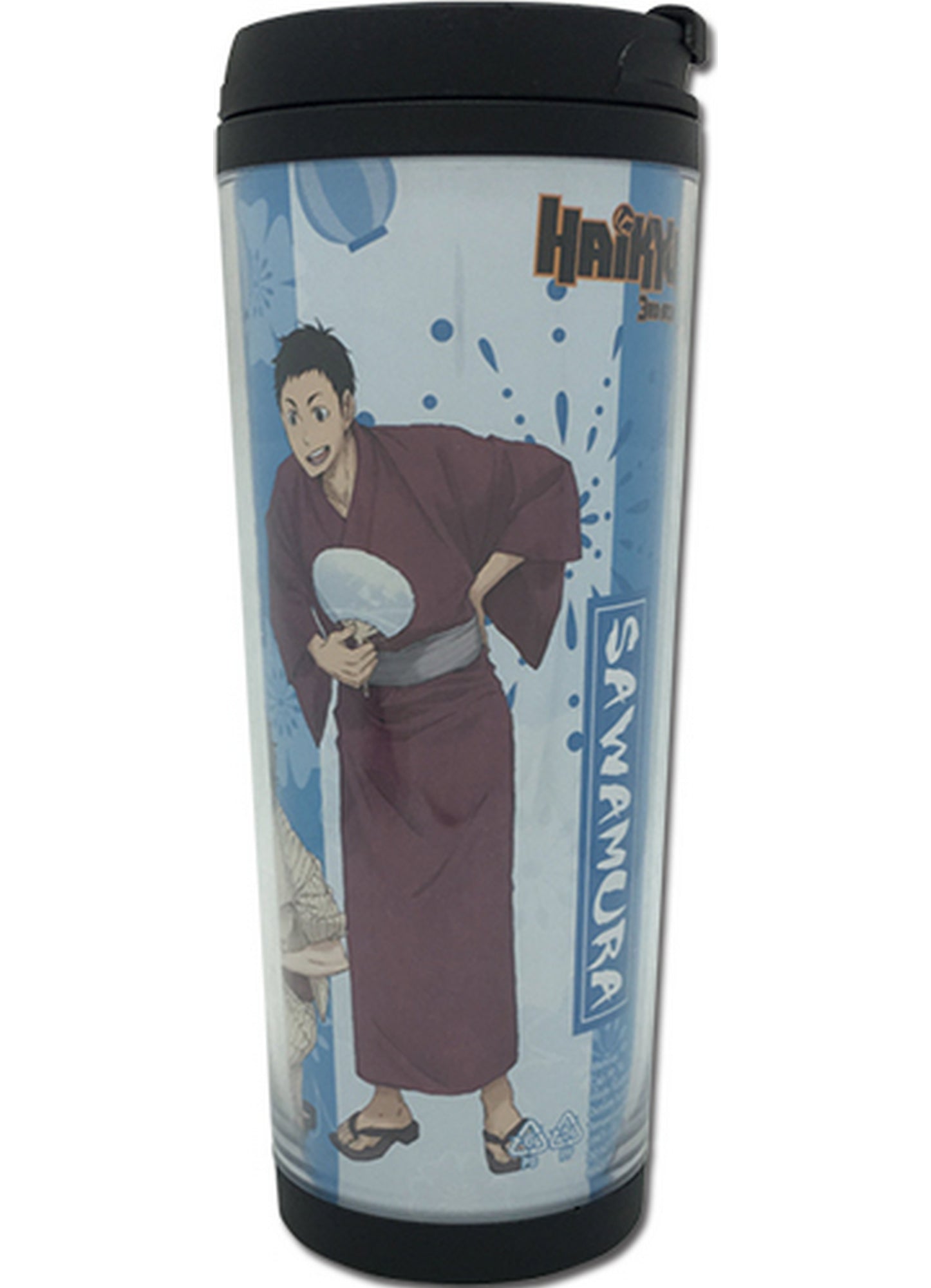 Haikyu S3 - Sawamura Daichi & Koshi Sugawara & Azumane Asahi Yukata Tumbler