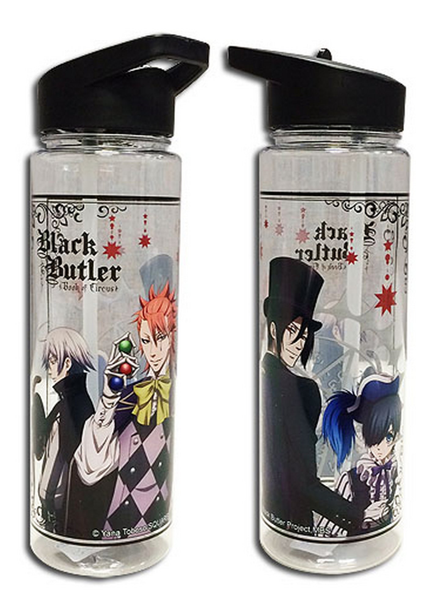 Black Butler Book Of Circus - Circus Group Tritan Water Bottle
