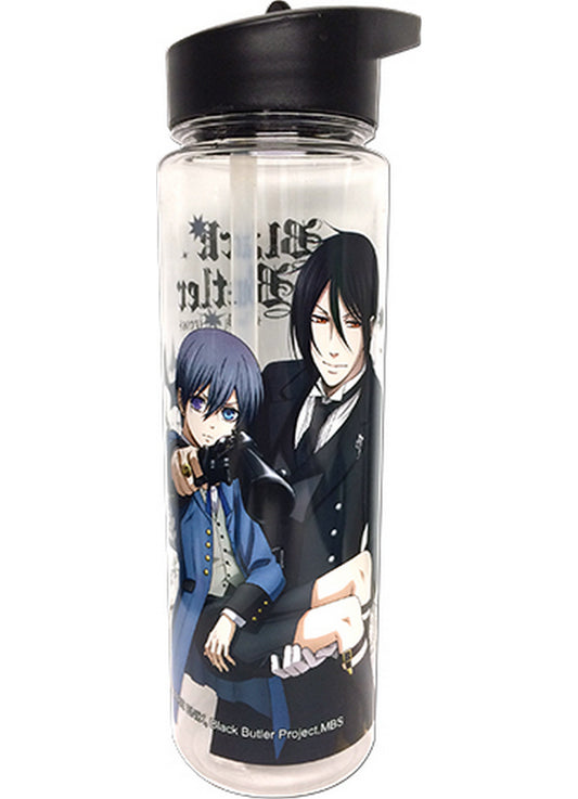 Black Butler Book Of Circus - Ciel Phantomhive & Sebastian Michaelis With A Gun Tritan Water Bottle