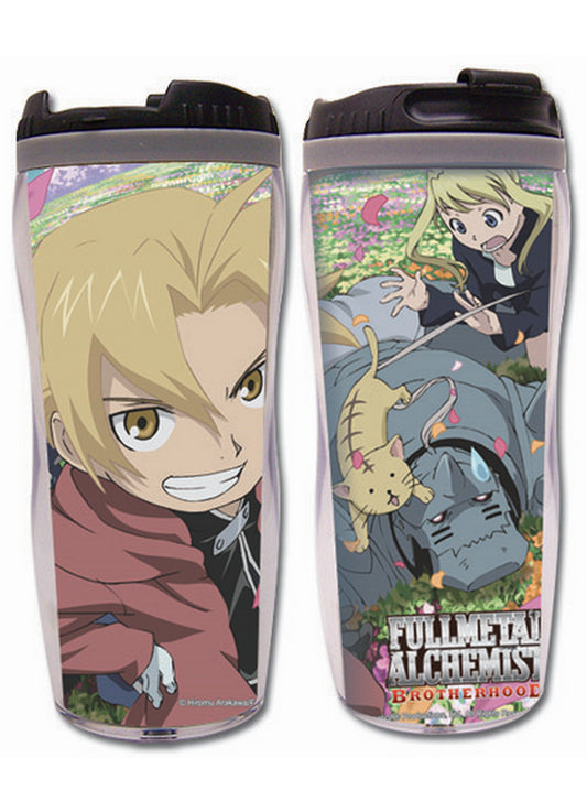 Full Metal Alchemist: Brotherhood - Group In Garden Tumbler