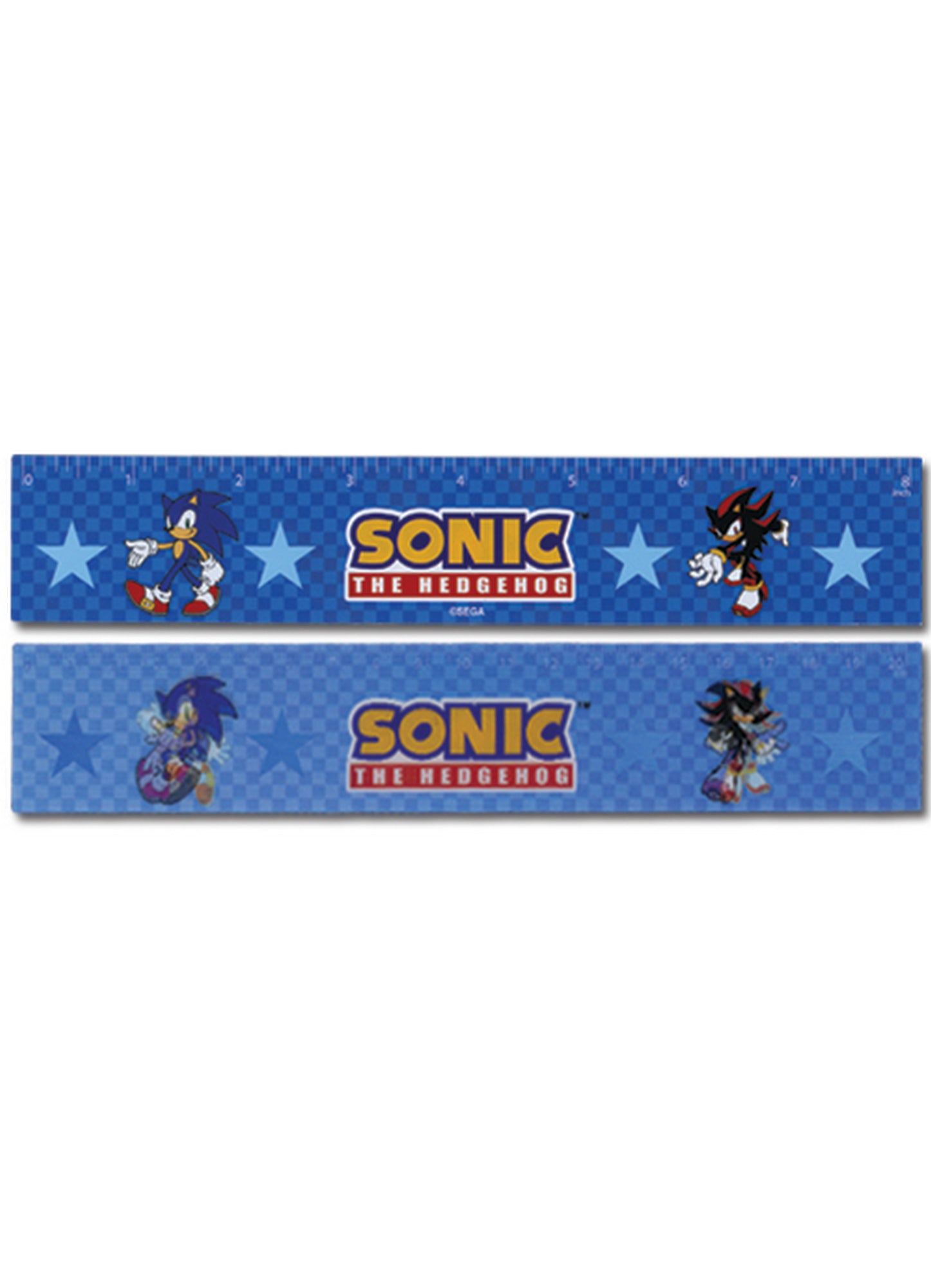 Sonic Hedgehog - Sonic The Hedgehog & Shadow The Hedgehog Lenticular Ruler (5 Pcs)