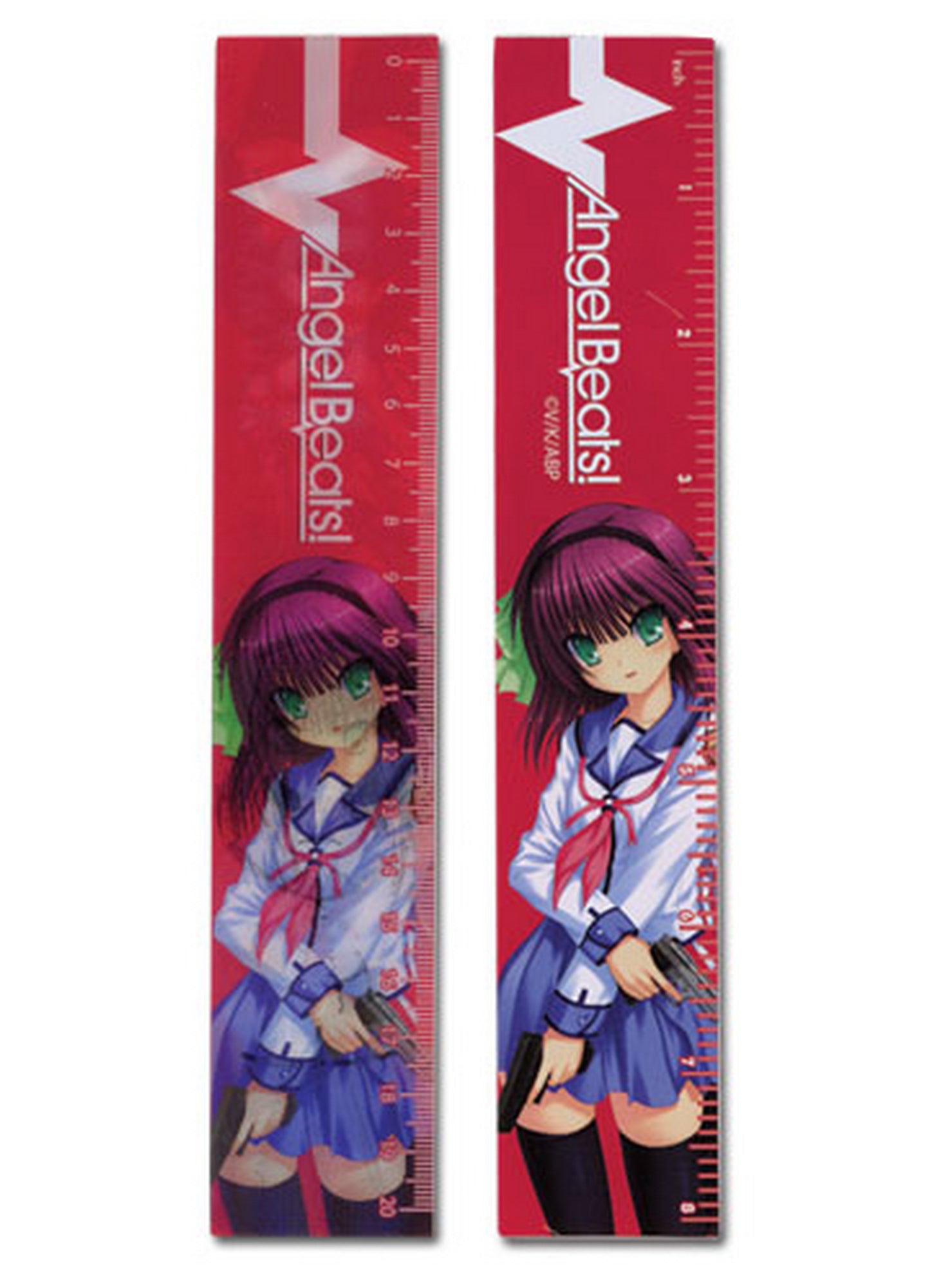 Angel Beats - Yuri Nakamura Lenticular Ruler (5 Pcs)