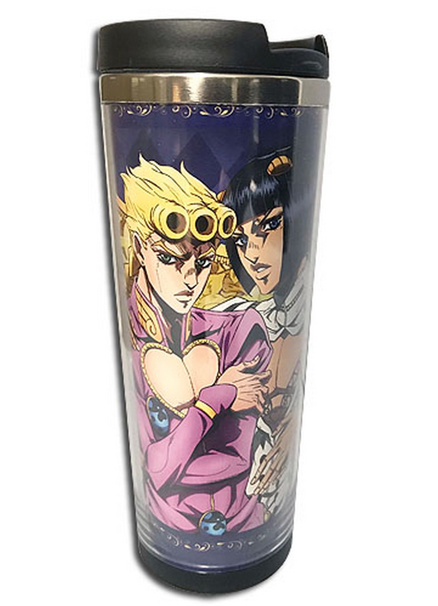 Jojos S4 - Giorno Giovanna & Bruno Bucciarati Zipper Tumbler