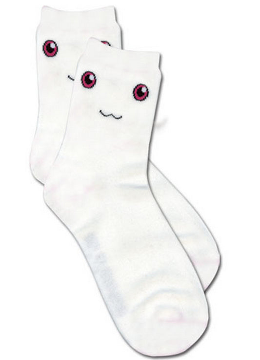 Madoka Magica - Kyubey Face Socks
