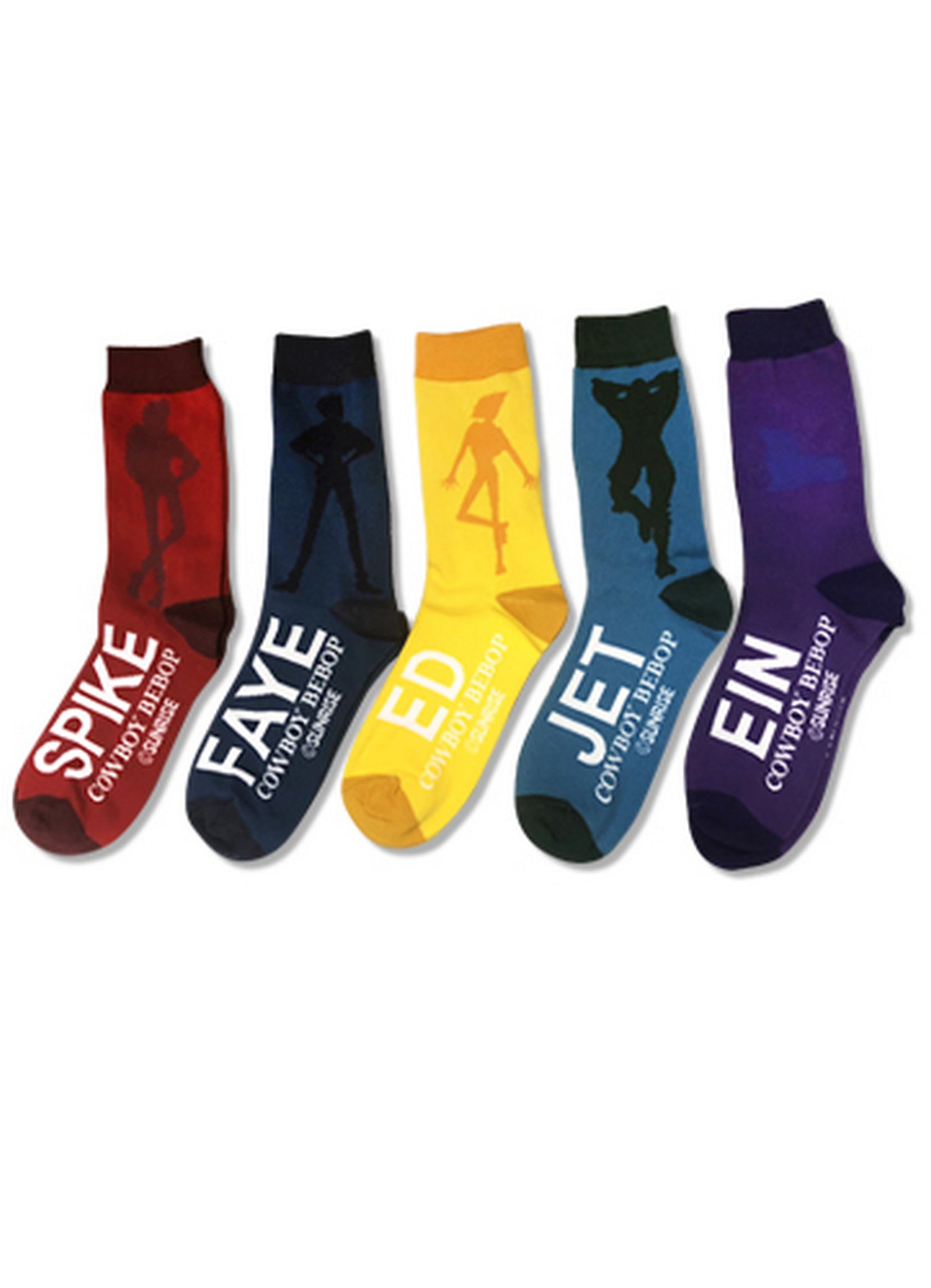 Cowboy Bebop - Silhouette 5 Pack Socks