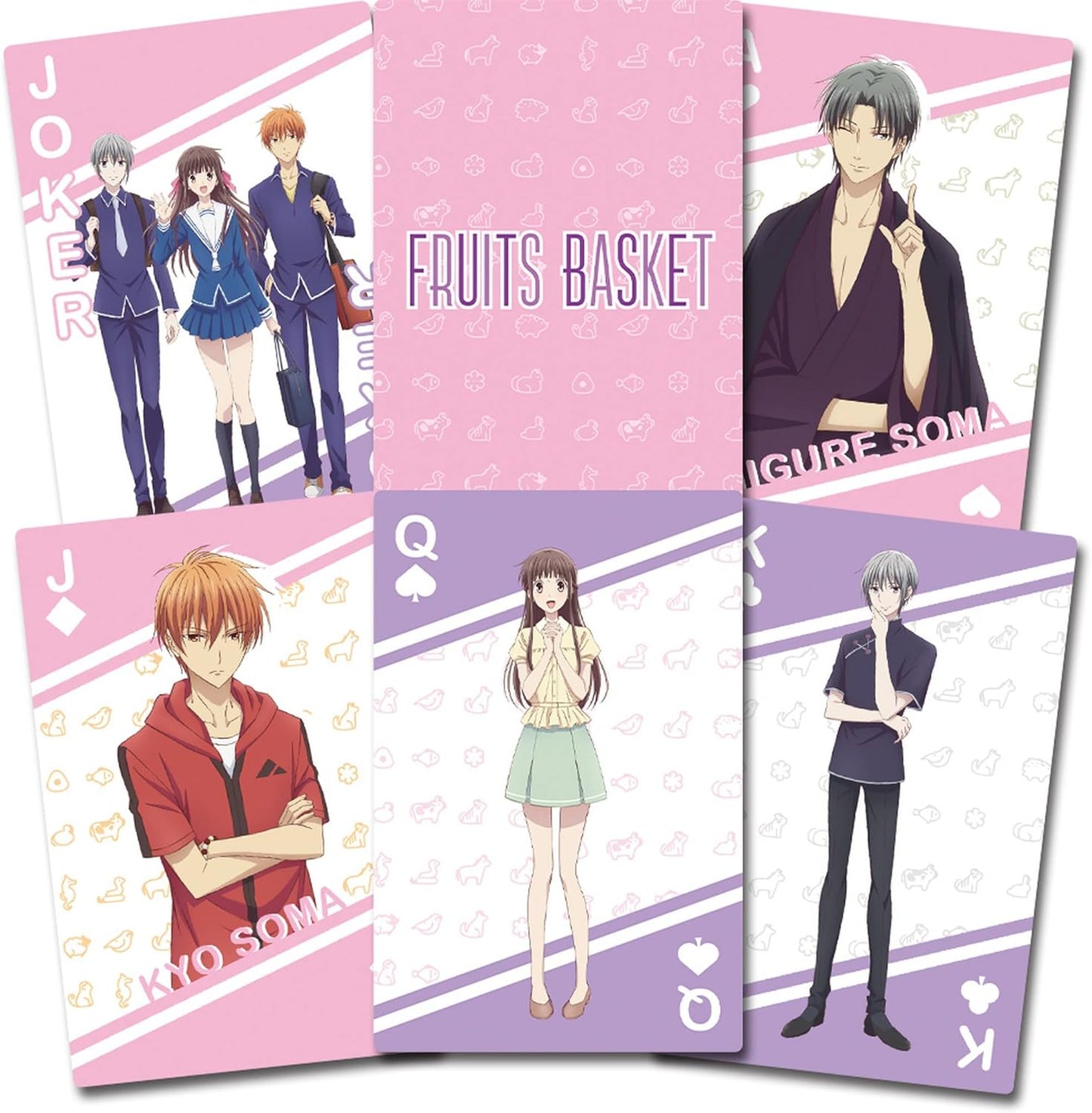 Fruits Basket (2019) - Character Profiles Playing Cards