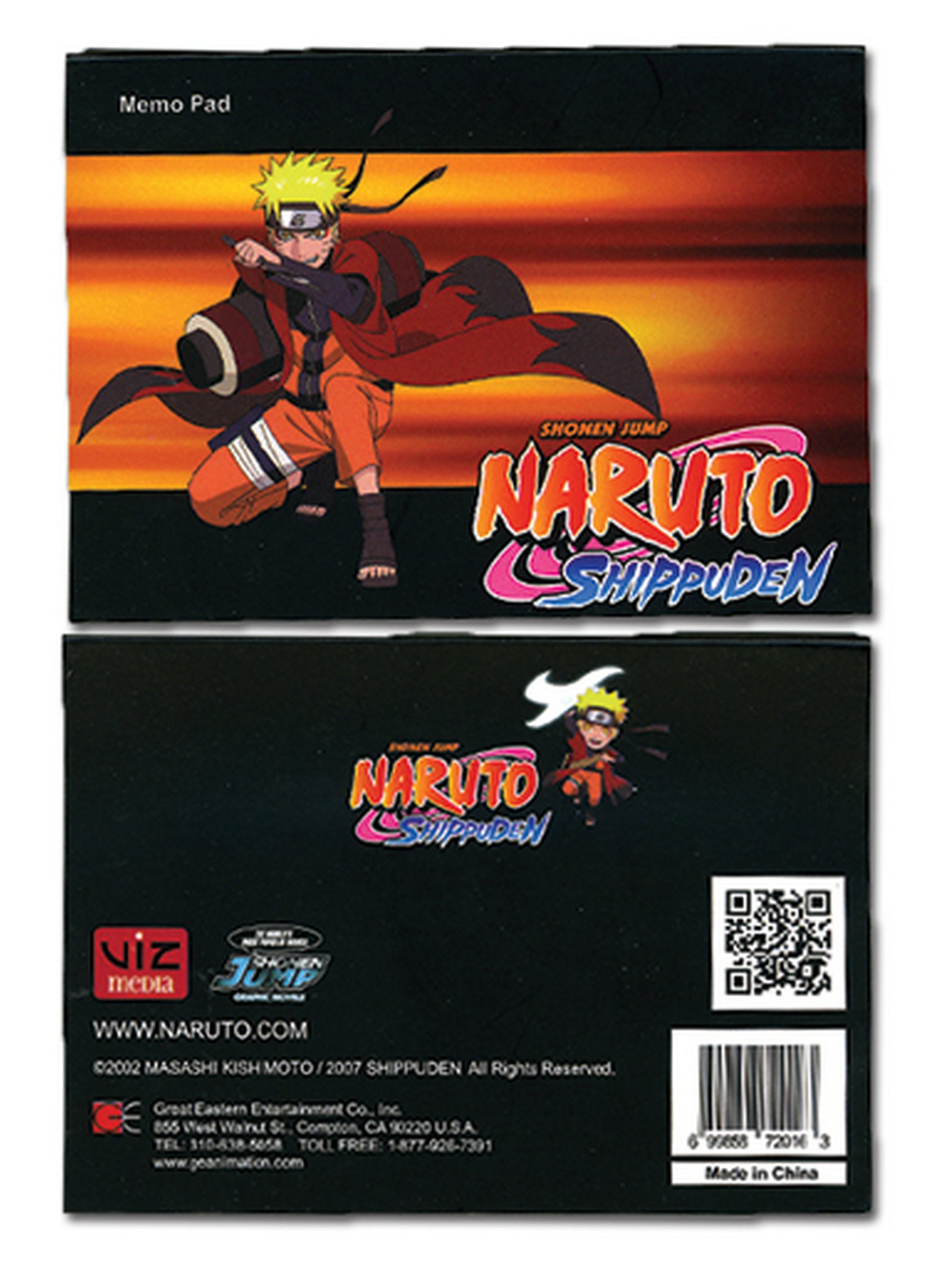 Naruto Shippuden - Naruto Uzumaki Memo Pad