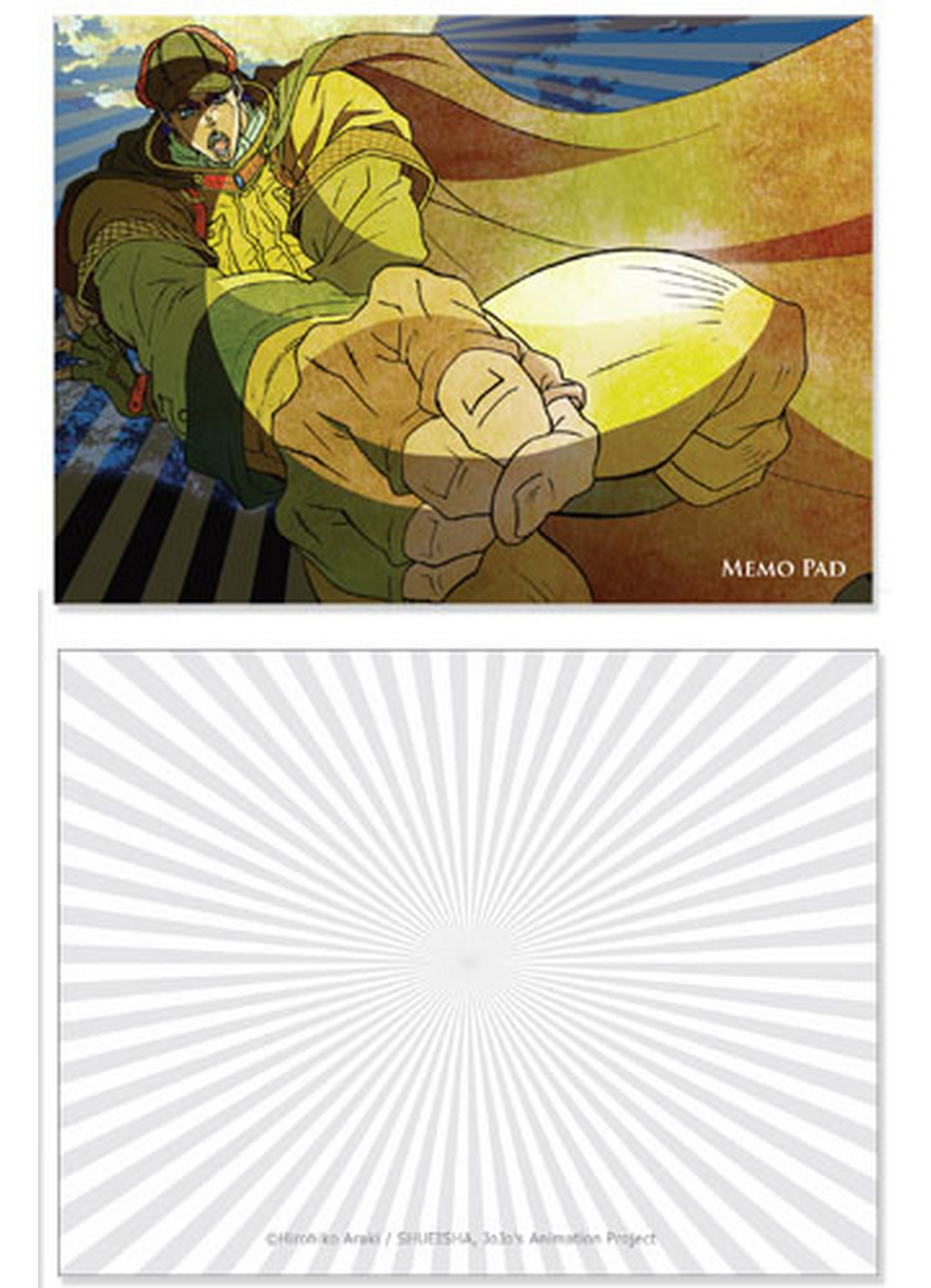 Jojos Bizarre Adventure - Jonathan Joestar Memo Pad