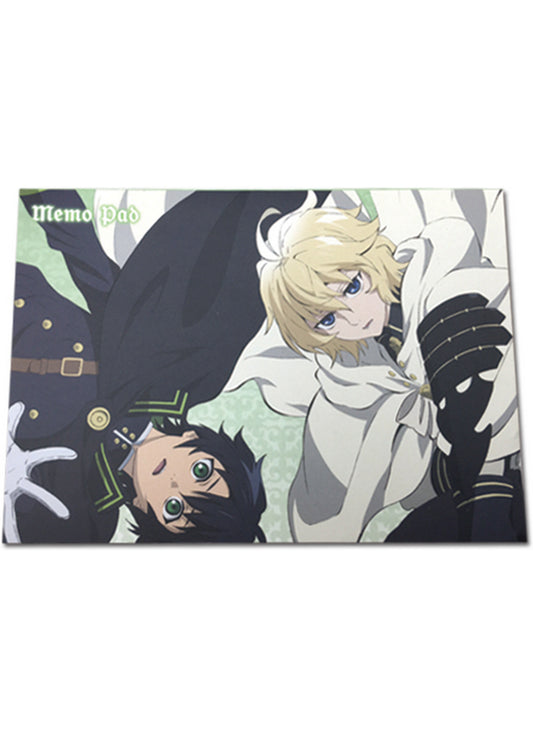 Seraph Of The End - Yuichiro Hyakuya & Mikaela Hyakuya Memo Pad