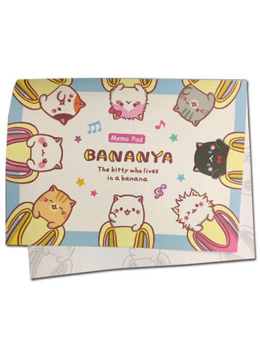 Bananya - Bananya Big Group Memo Pad