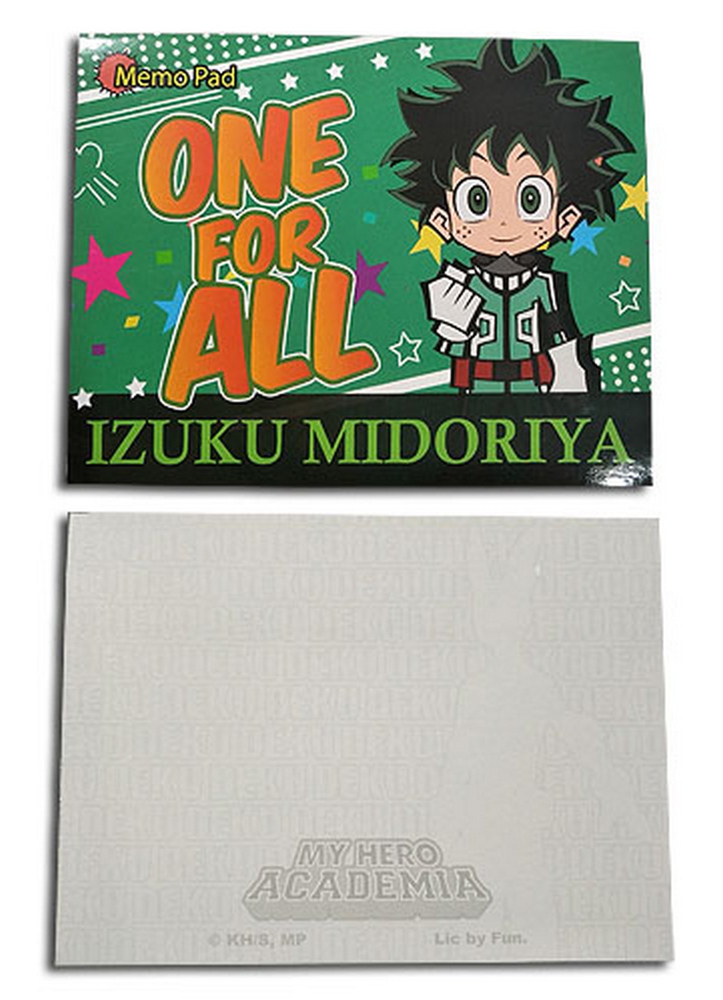 My Hero Academia - Midoriya Izuku "Deku" Memo Pad