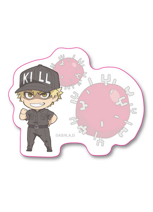 Cells At Work! - SD Killer T Cell Die-Cut Memo Pad