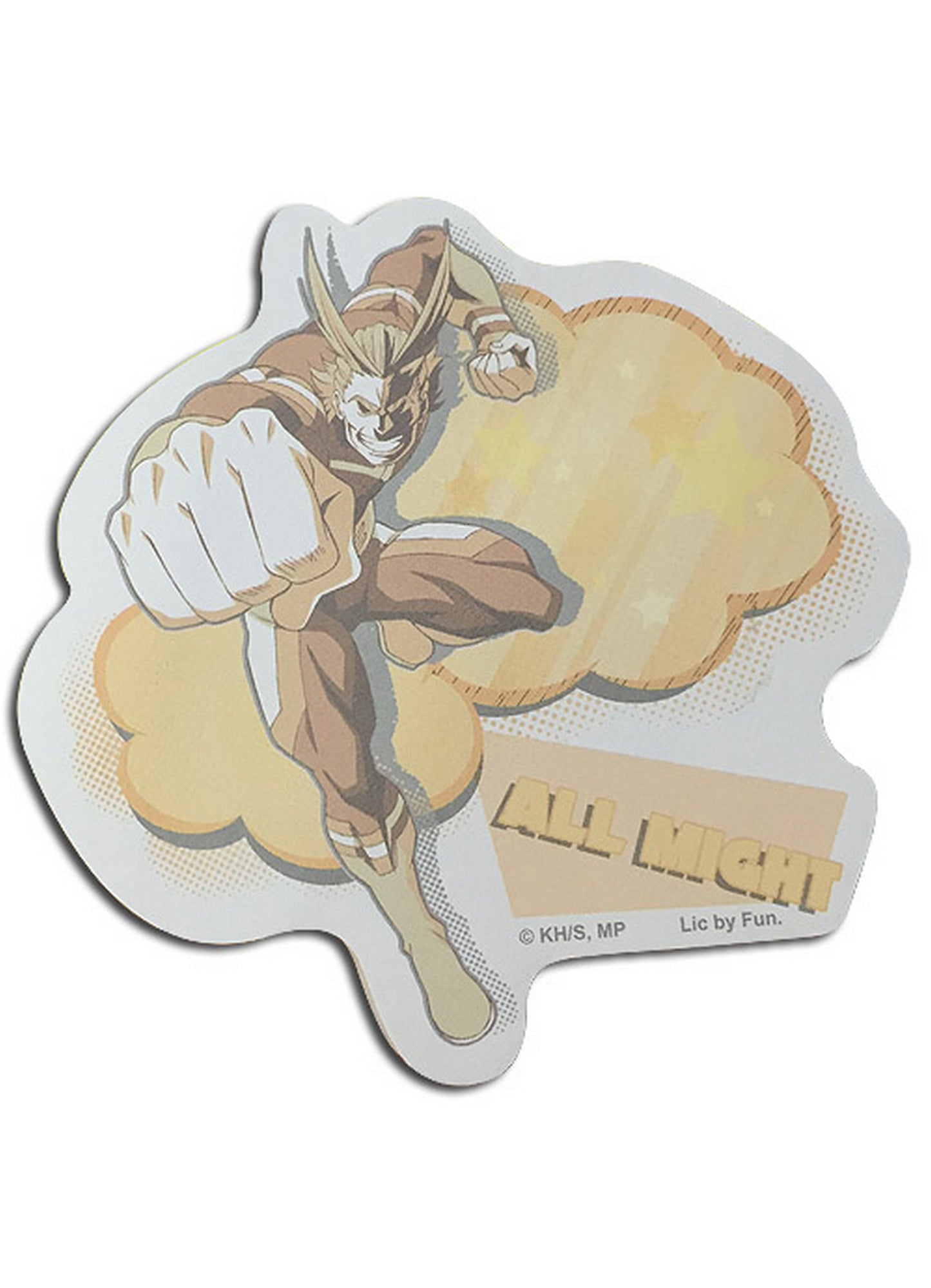 My Hero Academia - All Might Die-Cut Memo Pad