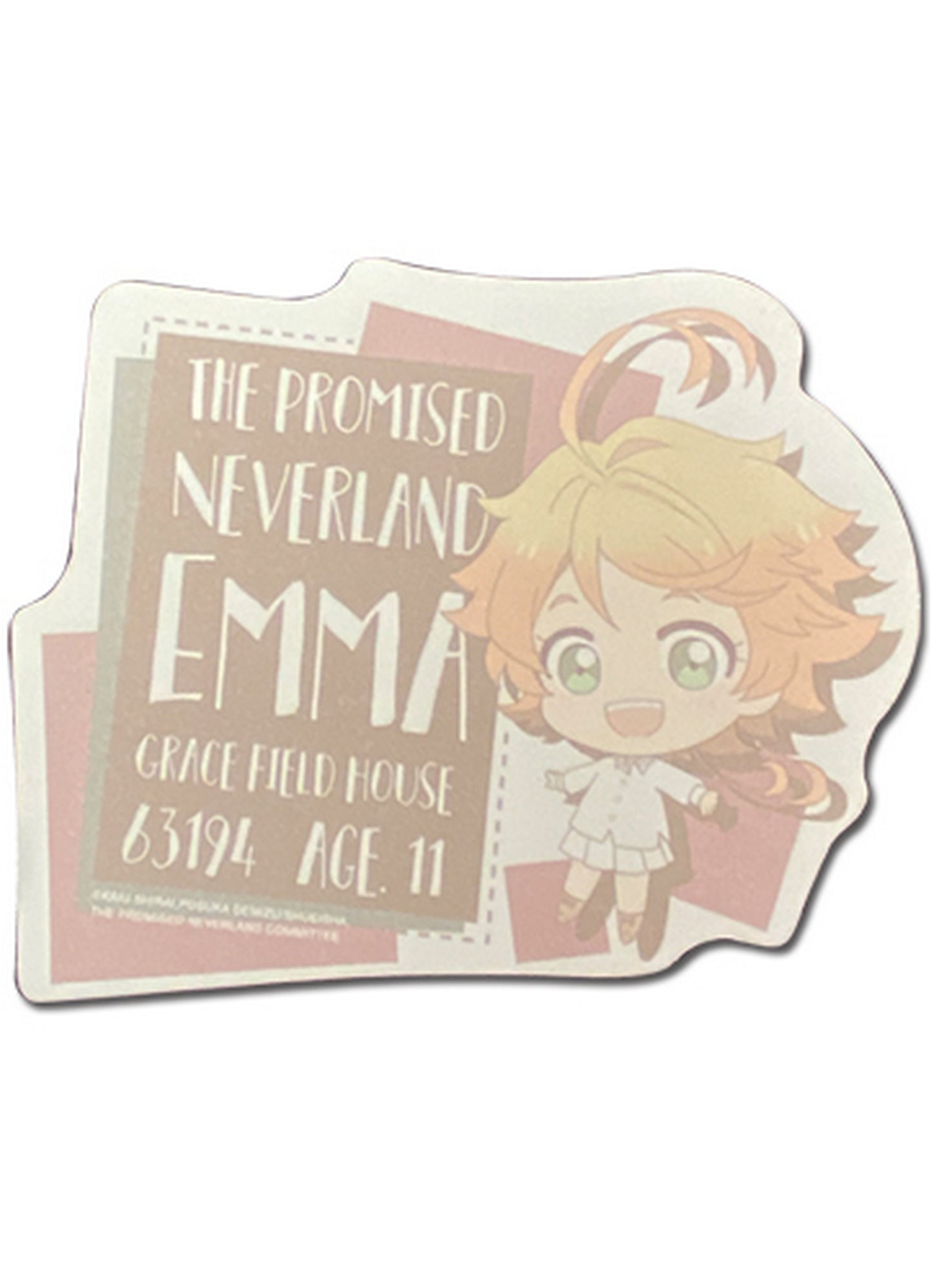 The Promised Neverland - SD Emma Die-Cut Memo Pad