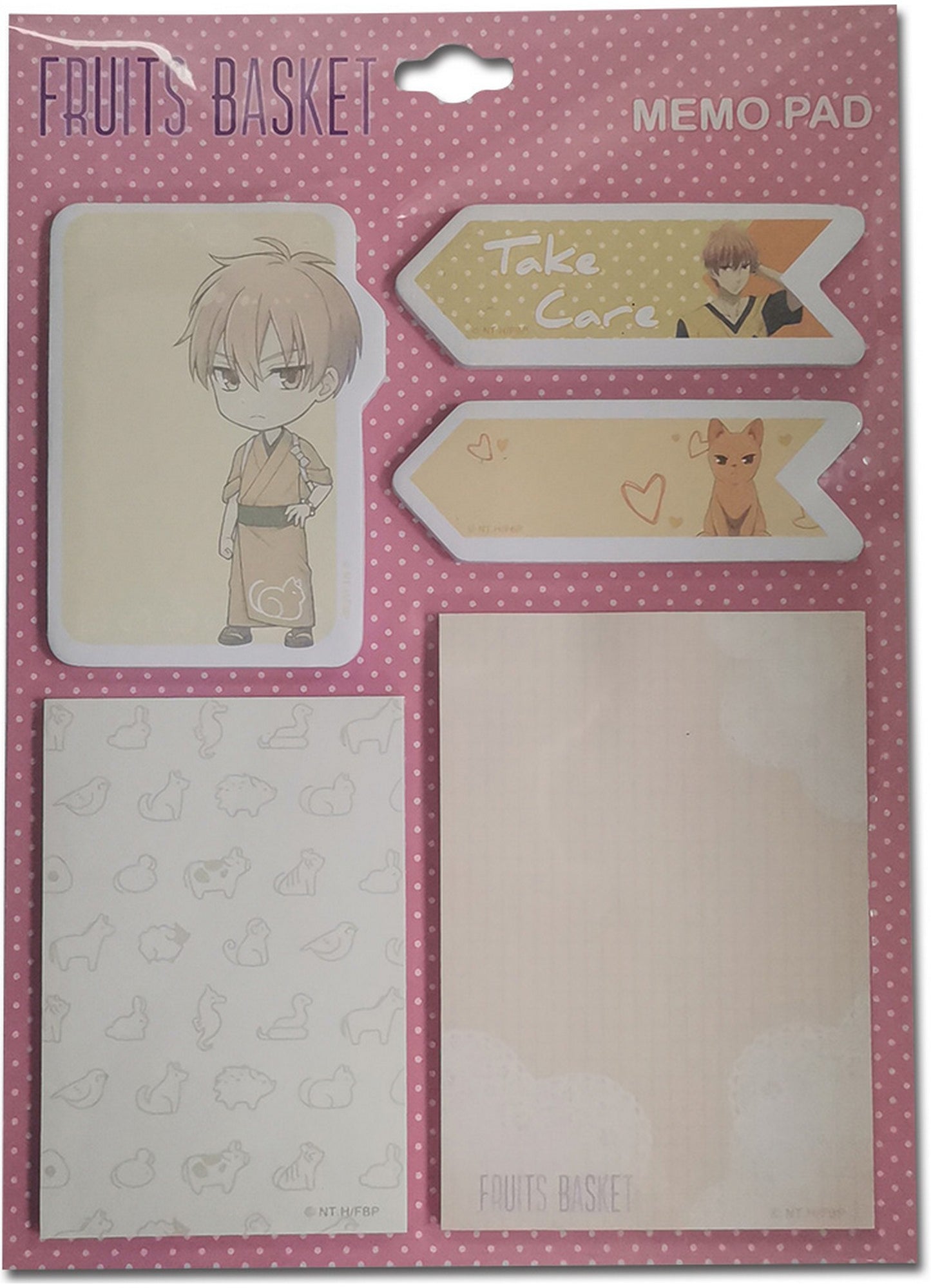 Fruits Basket - Kyo Sohma Die-Cut Memo Pad Set