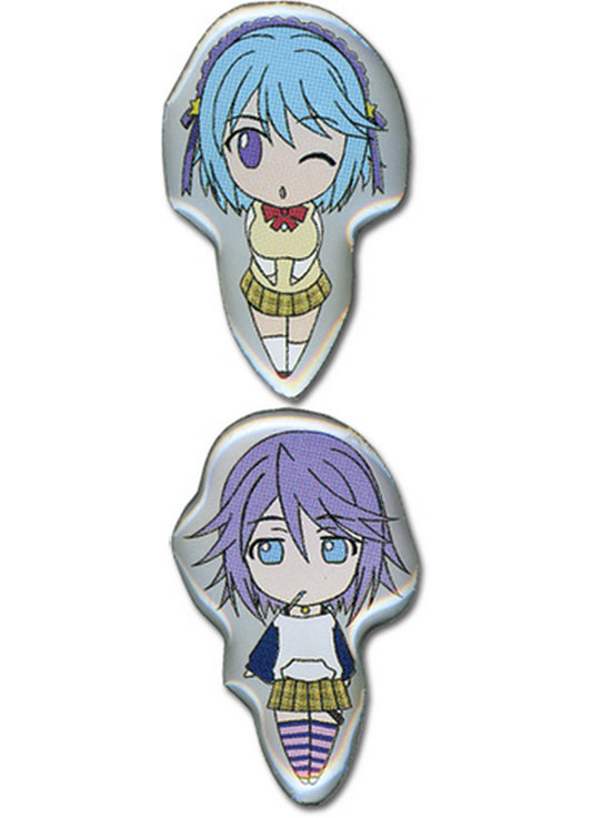 Rosario Vampire - Kurumu Kurono And Mizore Shirayuki Pin Set
