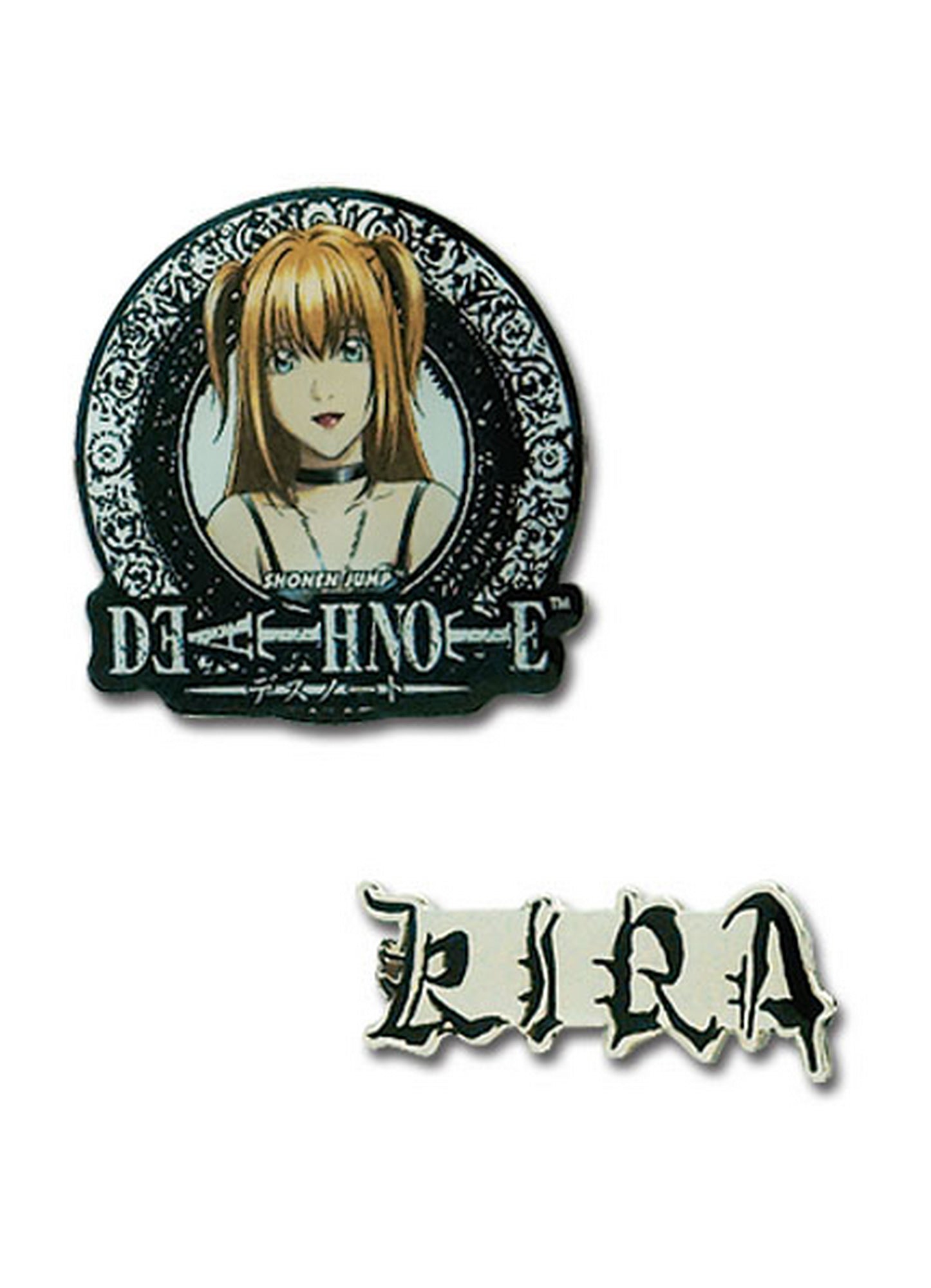 Death Note - Misa Amane & Kira Metal Pin Set