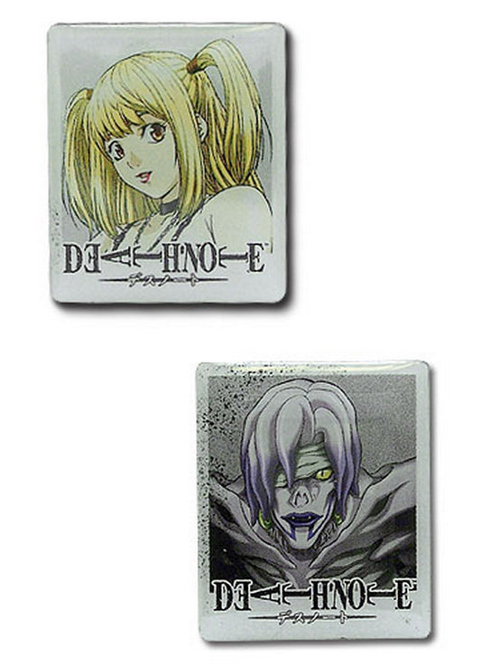 Death Note - Misa Amane & Rem Metal Pin Set