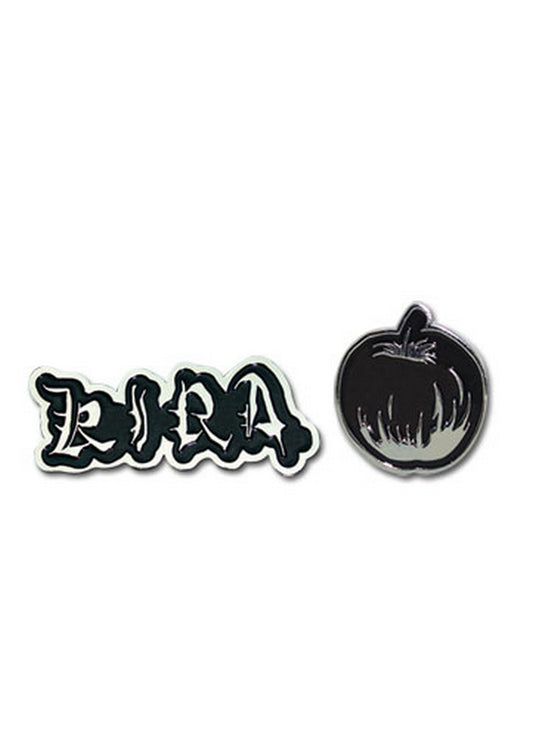 Death Note - Kira & Apple Pin Set