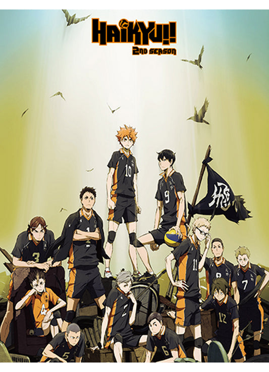 Haikyu S2 - Key Art Sublimation Throw Blanket 46"W x 60"H