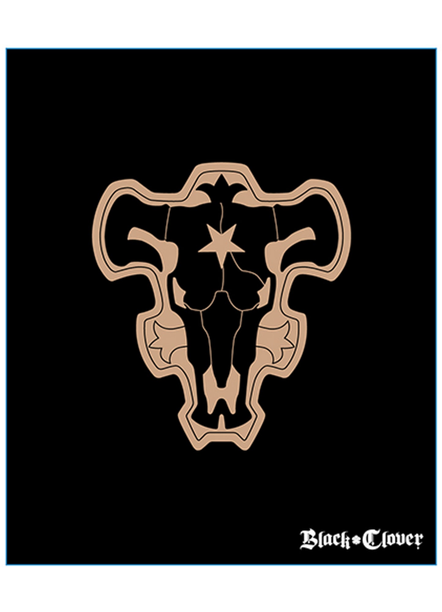 Black Clover - The Black Bulls Cloak Throw Blanket 46"W x 60"H