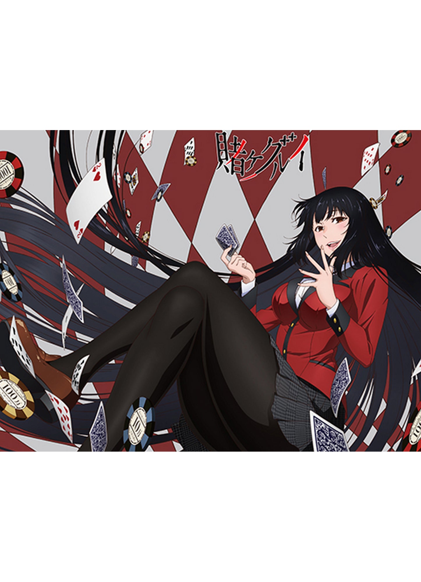Kakegurui - Yumeko Jabami Sublimation Throw Blanket 46"W x 60"H