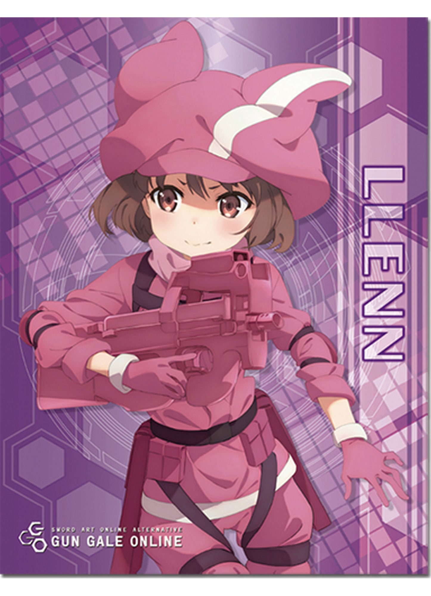 Sword Art Online Alternative Gun Gale Online - Llenn Sublimation Throw Blanket 46"W x 60"H