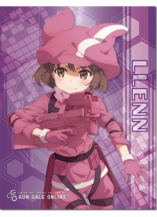 Sword Art Online Alternative Gun Gale Online - Llenn Sublimation Throw Blanket 46"W x 60"H
