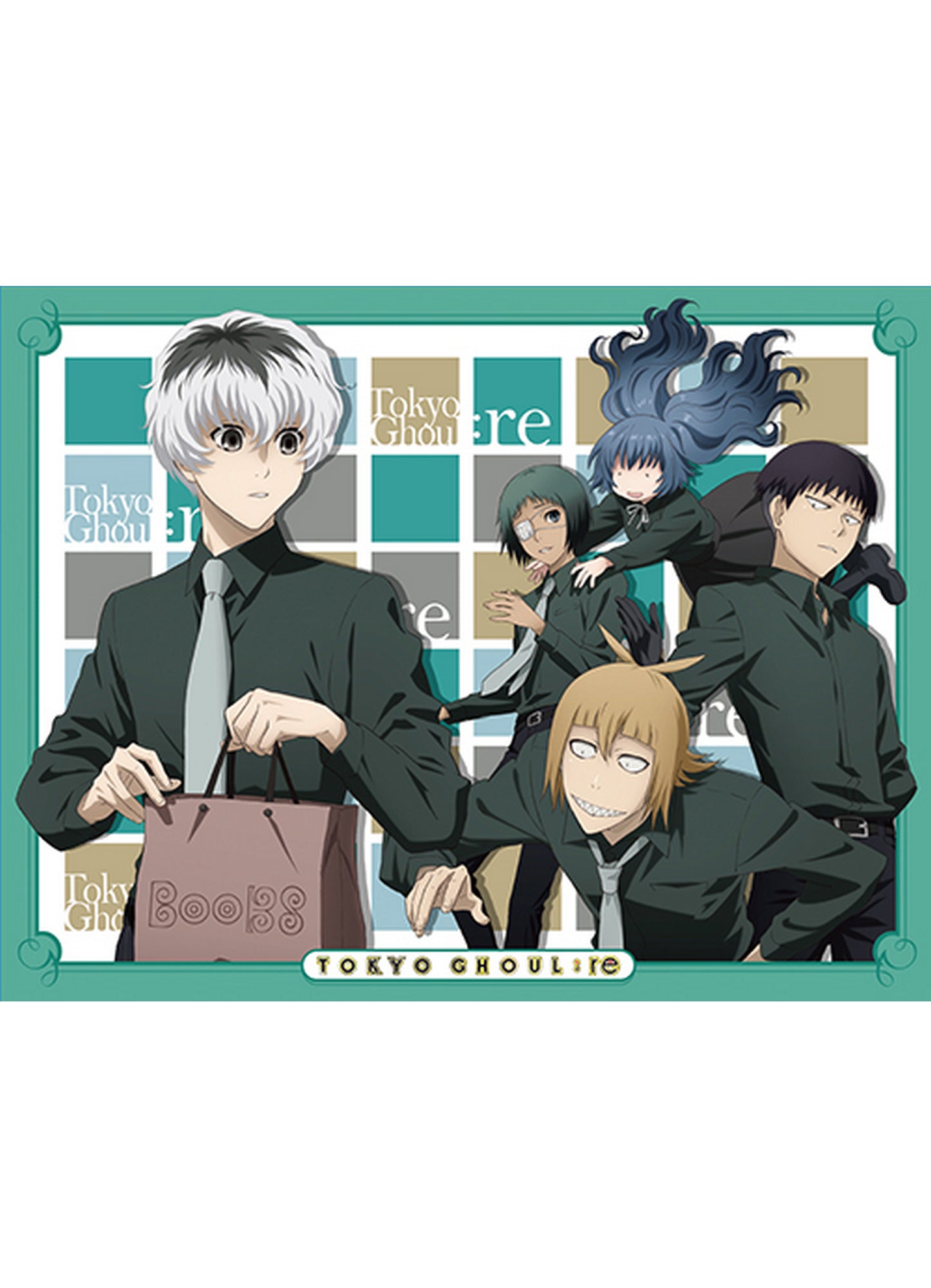Tokyo Ghoul:re - Group Sublimation Throw Blanket 46"W x 60"H