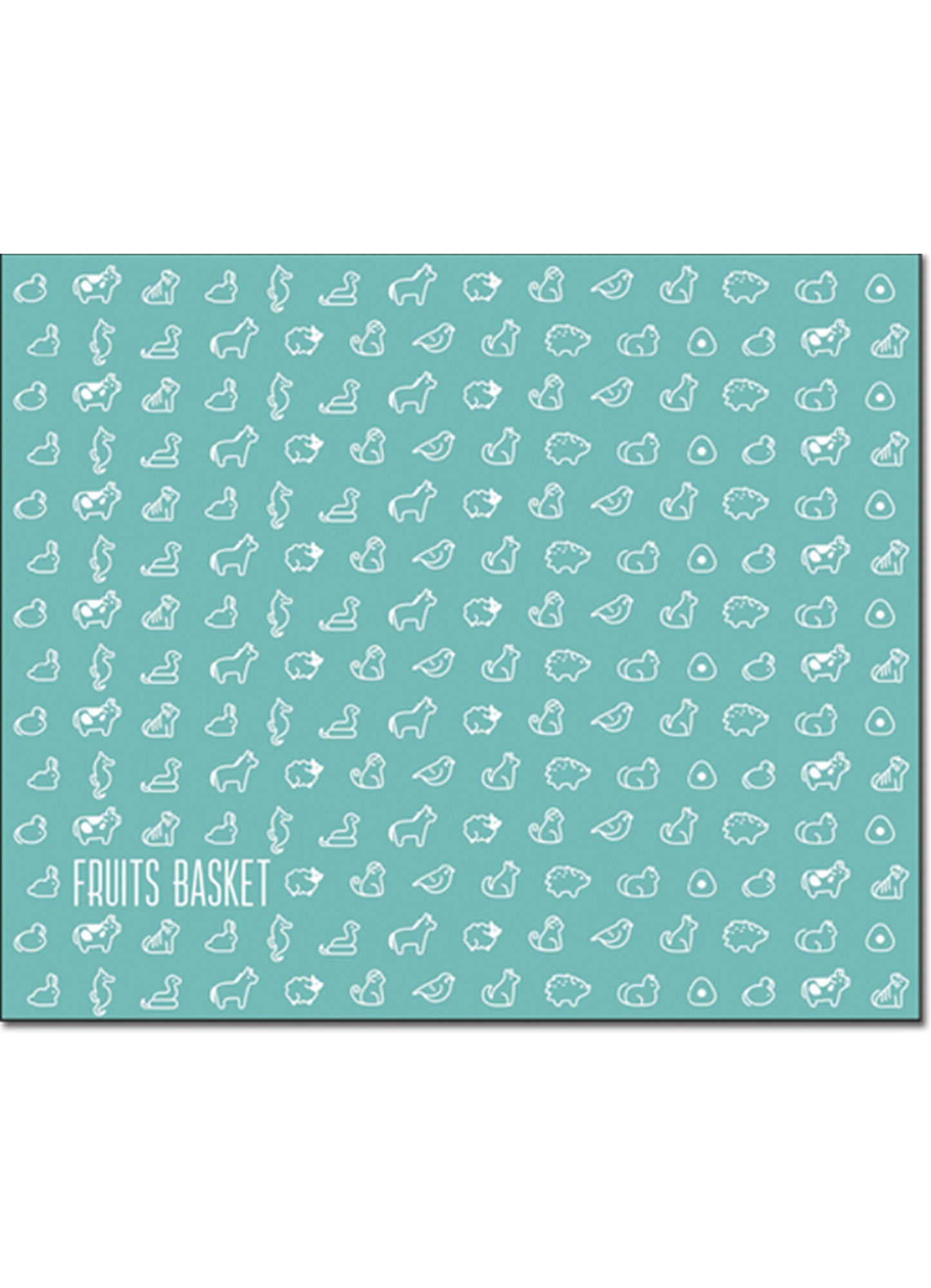 Fruits Basket - 12 Chinese Zodiac Logo Throw Blanket 46"W x 60"H