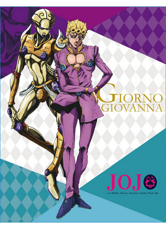 Jojos S4 - Giorno Giovanna Sublimation Throw Blanket 46"W x 60"H