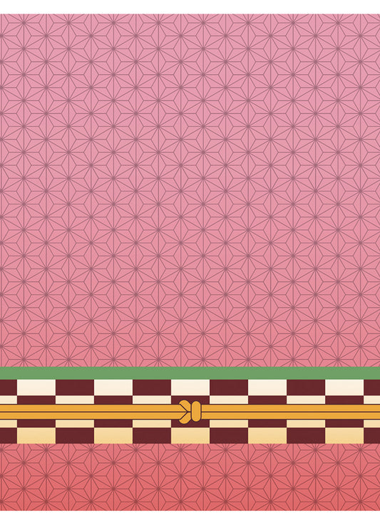 Demon Slayer - Nezuko Kamado Patten Sublimation Throw Blanket 46"W x 60"H